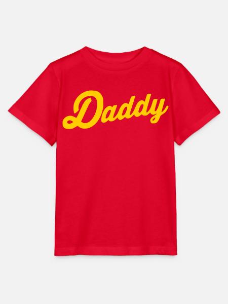 Daddy - Stanley/Stella Kinder T-Shirt MINI CREATOR - Rot