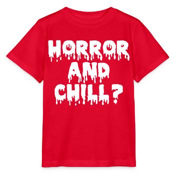 Horror and Chill - Stanley/Stella MINI CREATOR Kids’ T-Shirt - red - Front - Jaiden (125cm)