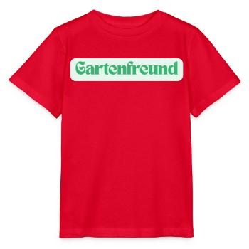 Gartenfreund – Unkraut kennt mich beim Namen - Stanley/Stella Kinder T-Shirt MINI CREATOR  - Rot - Vorne - Jaiden (125cm)