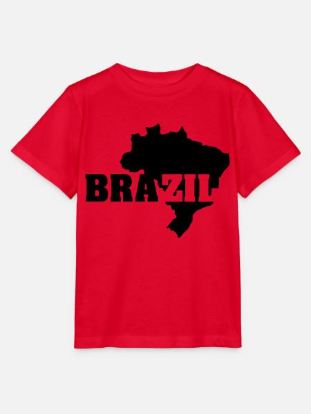 Brazil (ID: 002004) - Stanley/Stella Kinder T-Shirt MINI CREATOR - Rot