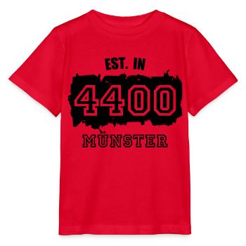 Established 4400 Münster - Stanley/Stella Kinder T-Shirt MINI CREATOR  - Rot - Vorne - Jaiden (125cm)