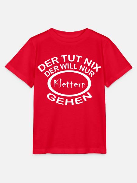 climbing - Stanley/Stella Kinder T-Shirt MINI CREATOR  - Rot