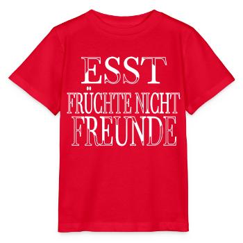 witzig gesundheit fleischloses essen - Stanley/Stella Kinder T-Shirt MINI CREATOR  - Rot - Vorne - Jaiden (125cm)