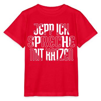 perserkatze geschenkidee geek hauskatze humor - Stanley/Stella Kinder T-Shirt MINI CREATOR  - Rot - Vorne - Jaiden (125cm)