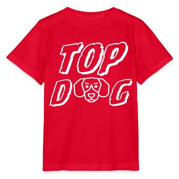 TOP DOG - Stanley/Stella Kinder T-Shirt MINI CREATOR  - Rot - Vorne - Jaiden (125cm)