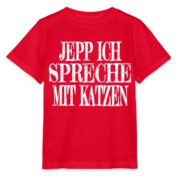 lieben tier meerkatze seekatze - Stanley/Stella Kinder T-Shirt MINI CREATOR  - Rot - Vorne - Jaiden (125cm)