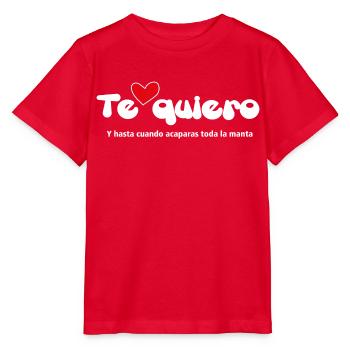 "ICH LIEBE DICH" - Lustige Zitate Paare 06 - Stanley/Stella Kinder T-Shirt MINI CREATOR  - Rot - Vorne - Jaiden (125cm)