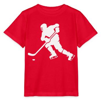 hockey - T-shirt bio MINI CREATOR Stanley/Stella Enfant - rouge - Devant - Jaiden (125cm)