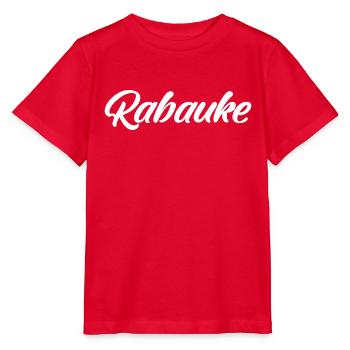 Rabauke - ungehobelter Mensch - ungezogenes Kind - Stanley/Stella Kinder T-Shirt MINI CREATOR  - Rot - Vorne - Jaiden (125cm)