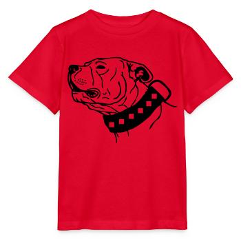americanstaffy2a - Stanley/Stella MINI CREATOR Kids’ T-Shirt - red - Front - Jaiden (125cm)