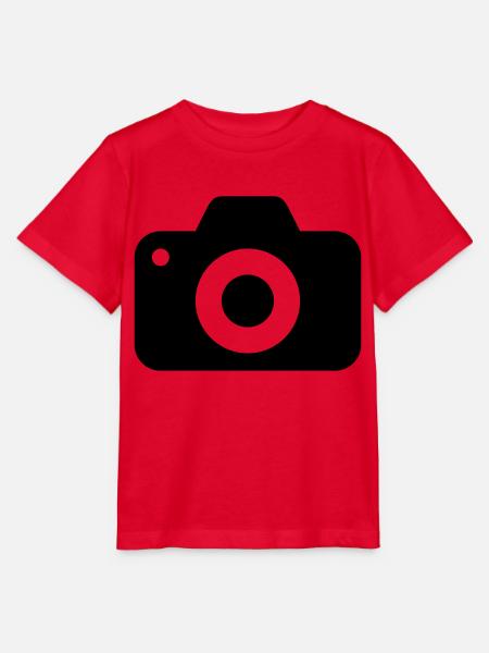 Kamera - Stanley/Stella Kinder T-Shirt MINI CREATOR  - Rot