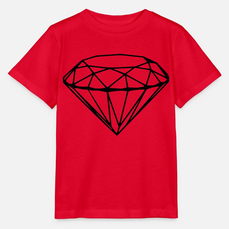 Diamant - Stanley/Stella Kinder T-Shirt MINI CREATOR  - Rot