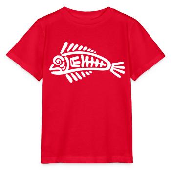 Culture des Incas, poissons - T-shirt bio MINI CREATOR Stanley/Stella Enfant - rouge - Devant - Jaiden (125cm)