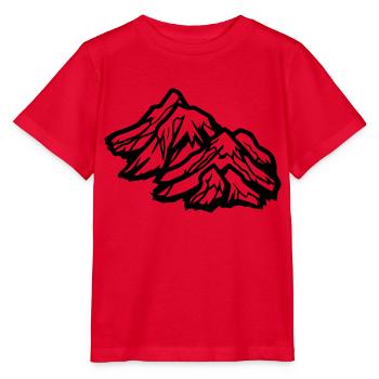 Montagnes - T-shirt bio MINI CREATOR Stanley/Stella Enfant - rouge - Devant - Jaiden (125cm)