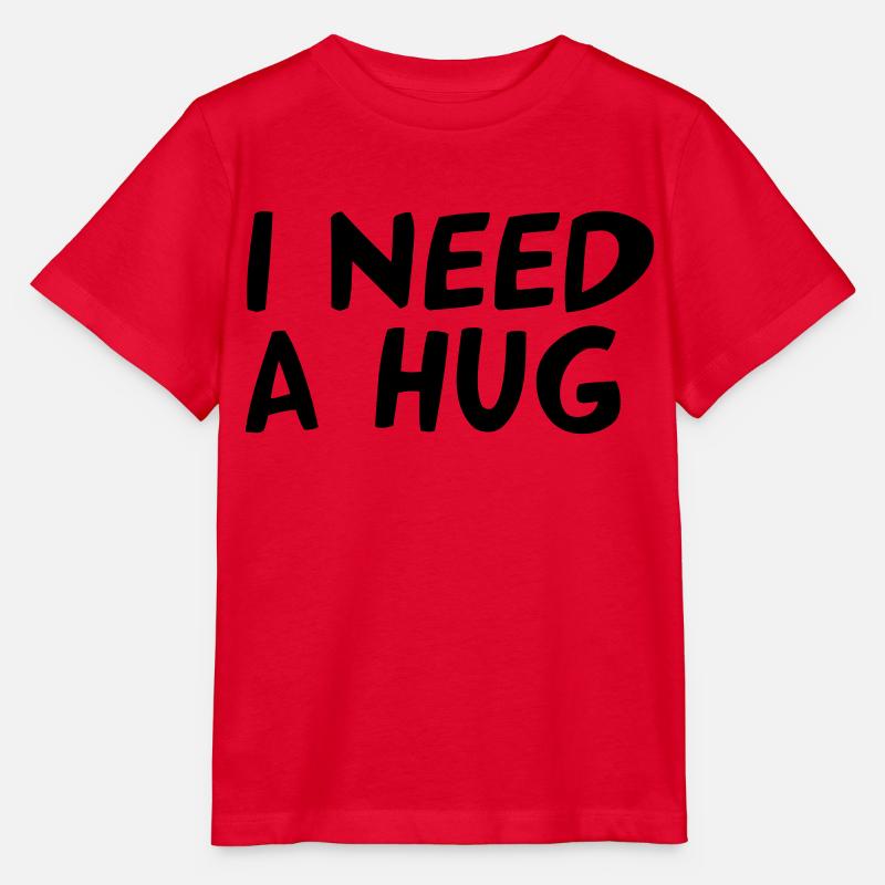 I NEED A HUG - Stanley/Stella MINI CREATOR Kids’ T-Shirt - red