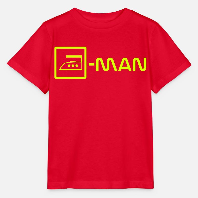 ironing man - Stanley/Stella Kinder T-Shirt MINI CREATOR  - Rot