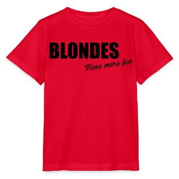 Blondes - Stanley/Stella Kinder T-Shirt MINI CREATOR  - Rot - Vorne - Jaiden (125cm)