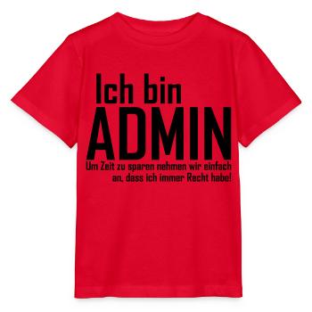 admin - Stanley/Stella Kinder T-Shirt MINI CREATOR  - Rot - Vorne - Jaiden (125cm)