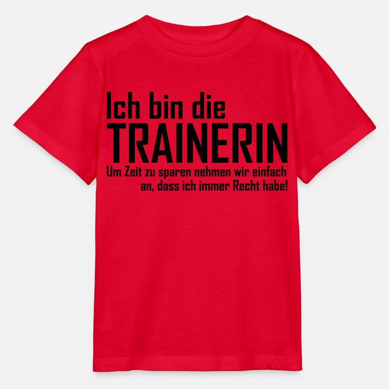 Trainerin - Stanley/Stella Kinder T-Shirt MINI CREATOR - Rot