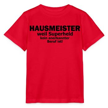 Hausmeister - Stanley/Stella Kinder T-Shirt MINI CREATOR  - Rot - Vorne - Jaiden (125cm)