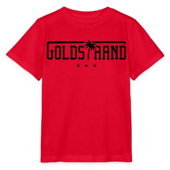 goldstrand palm - Stanley/Stella Kinder T-Shirt MINI CREATOR  - Rot - Vorne - Jaiden (125cm)