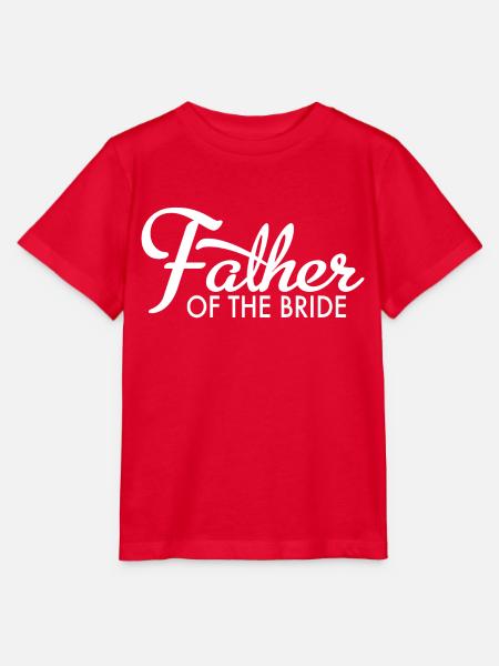 Vater der Braut - Stanley/Stella Kinder T-Shirt MINI CREATOR - Rot