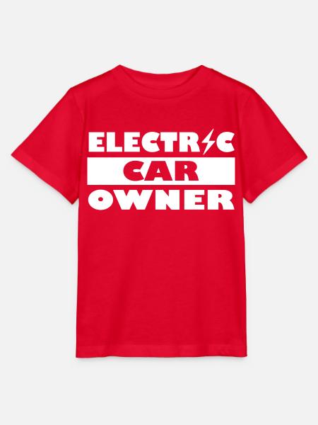 Electric Car Emobility - Stanley/Stella Kinder T-Shirt MINI CREATOR  - Rot