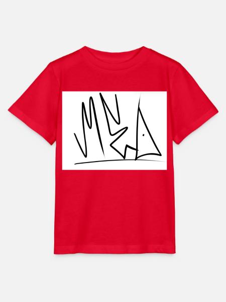 Graffiti - Stanley/Stella Kinder T-Shirt MINI CREATOR - Rot