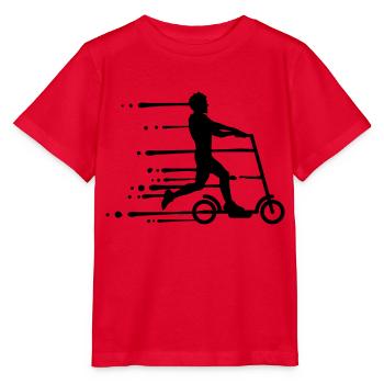 gouttes graffiti humide électroroller clipart elektr - T-shirt bio MINI CREATOR Stanley/Stella Enfant - rouge - Devant - Jaiden (125cm)