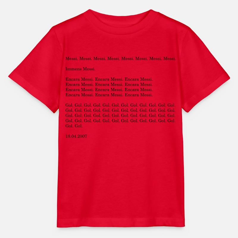Encara Messi - T-shirt bio MINI CREATOR Stanley/Stella Enfant - rouge