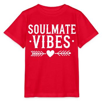 Soulmate Vibes - Stanley/Stella MINI CREATOR Kids’ T-Shirt - red - Front - Jaiden (125cm)