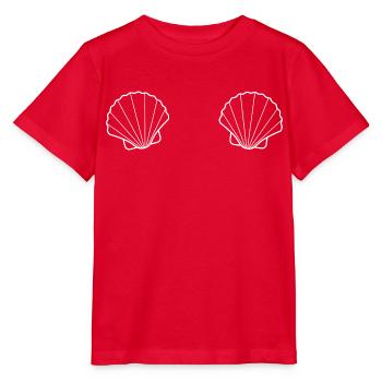 The Shell Bra (Funny Pictures) - Stanley/Stella MINI CREATOR Kids’ T-Shirt - red - Front - Jaiden (125cm)
