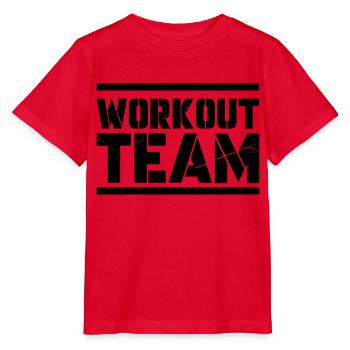 workout team - Stanley/Stella Kinder T-Shirt MINI CREATOR  - Rot - Vorne - Jaiden (125cm)