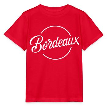 Bordeaux - T-shirt bio MINI CREATOR Stanley/Stella Enfant - rouge - Devant - Jaiden (125cm)