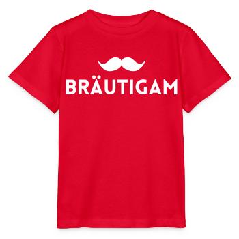 Marié - T-shirt bio MINI CREATOR Stanley/Stella Enfant - rouge - Devant - Jaiden (125cm)