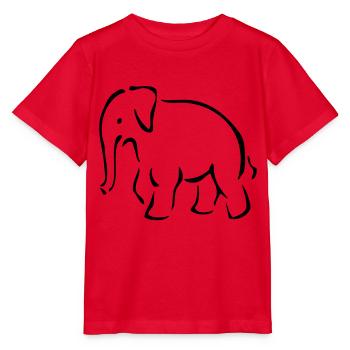 Mammut - Stanley/Stella Kinder T-Shirt MINI CREATOR  - Rot - Vorne - Jaiden (125cm)