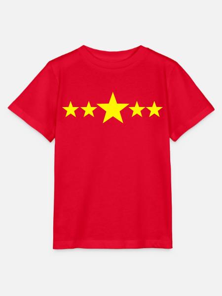 Sterne - stars - Stanley/Stella Kinder T-Shirt MINI CREATOR  - Rot