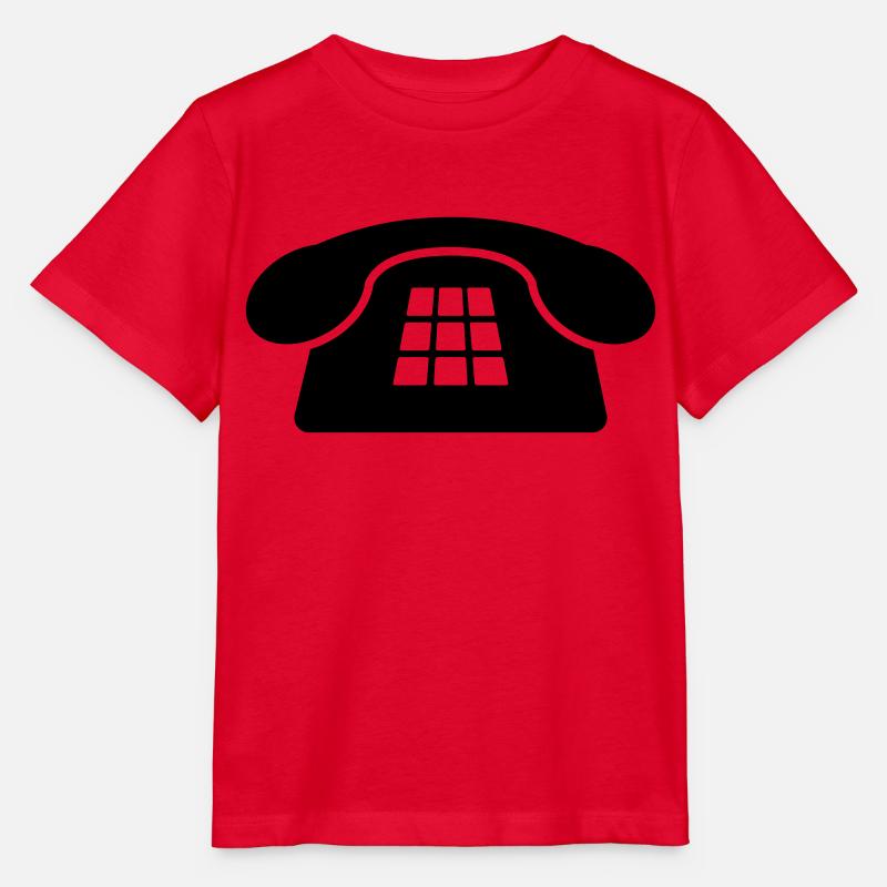 Altes Telefon - Stanley/Stella Kinder T-Shirt MINI CREATOR  - Rot