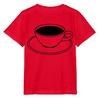 Coffee Cup - Stanley/Stella MINI CREATOR Kids’ T-Shirt - red - Front - Jaiden (125cm)