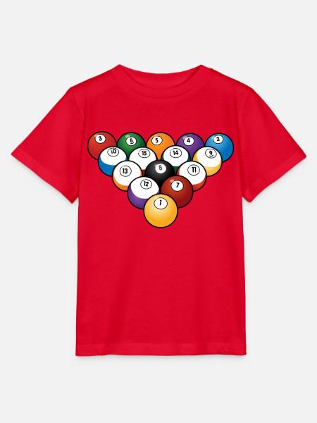 Billard - Stanley/Stella Kinder T-Shirt MINI CREATOR  - Rot