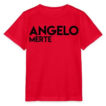 Angelo Merte Black on white - T-shirt bio MINI CREATOR Stanley/Stella Enfant - rouge - Devant - Jaiden (125cm)