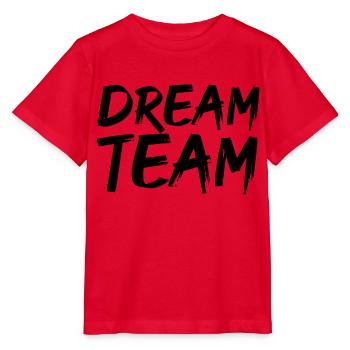 Équipe de rêve - T-shirt bio MINI CREATOR Stanley/Stella Enfant - rouge - Devant - Jaiden (125cm)