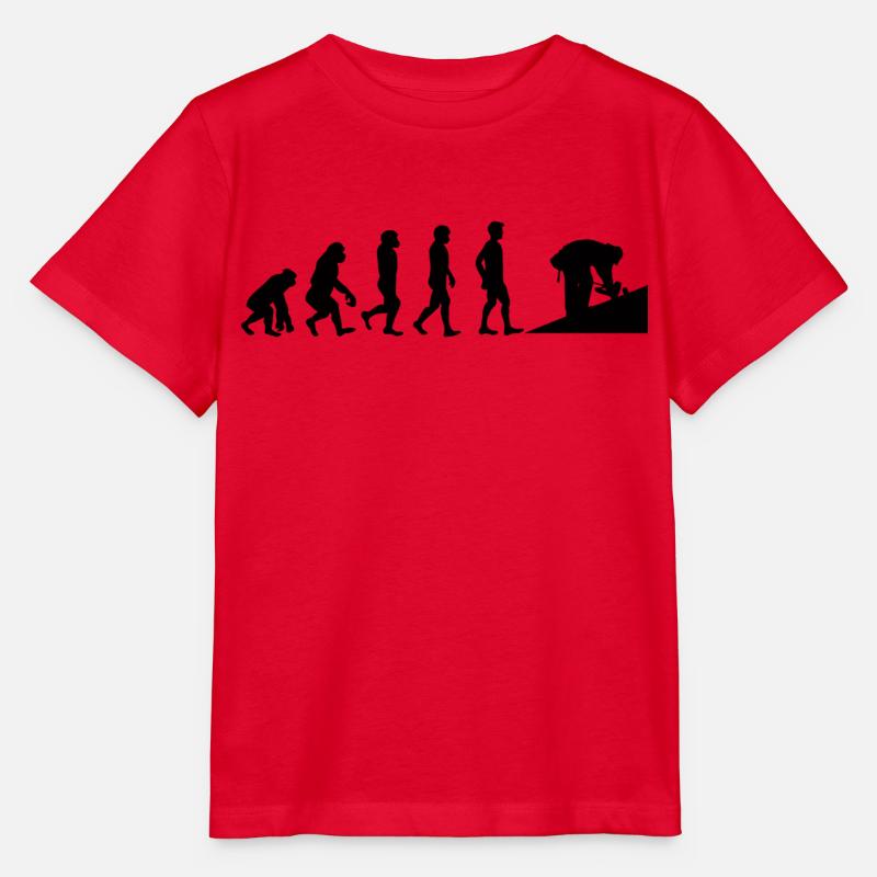 Couvreurs: Evolution des Couvreur de - T-shirt bio MINI CREATOR Stanley/Stella Enfant - rouge