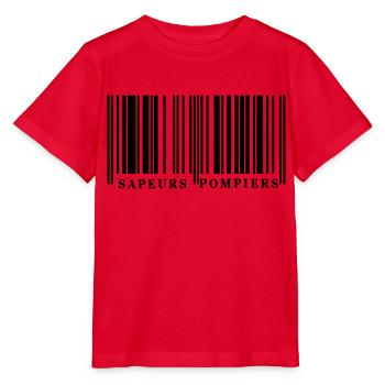 Barcode SP1 - Stanley/Stella Kinder T-Shirt MINI CREATOR  - Rot - Vorne - Jaiden (125cm)