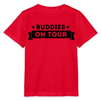 Buddies On Tour - Stanley/Stella Kinder T-Shirt MINI CREATOR  - Rot - Vorne - Jaiden (125cm)