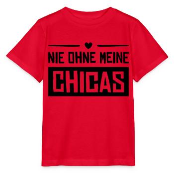 nie ohne meine chicas herz - Stanley/Stella Kinder T-Shirt MINI CREATOR  - Rot - Vorne - Jaiden (125cm)