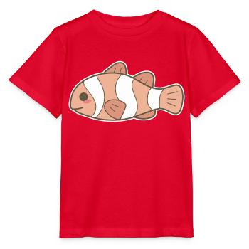 Clownfisch - Stanley/Stella Kinder T-Shirt MINI CREATOR  - Rot - Vorne - Jaiden (125cm)