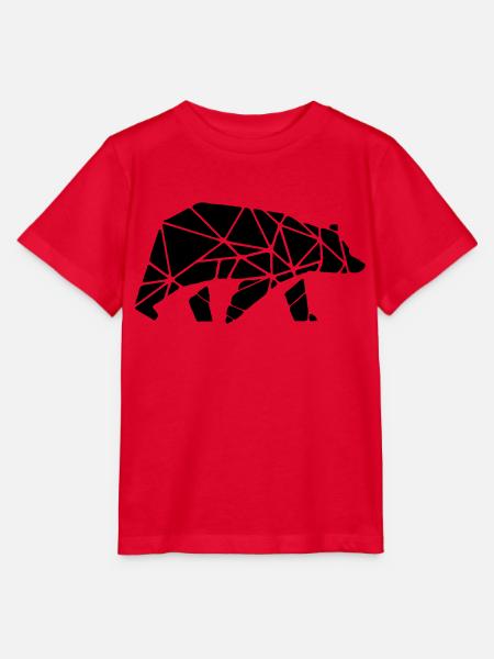Bear - Stanley/Stella Kinder T-Shirt MINI CREATOR  - Rot
