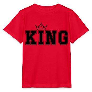 Roi - T-shirt bio MINI CREATOR Stanley/Stella Enfant - rouge - Devant - Jaiden (125cm)