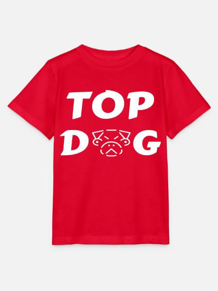 TOP DOG - Stanley/Stella Kinder T-Shirt MINI CREATOR - Rot